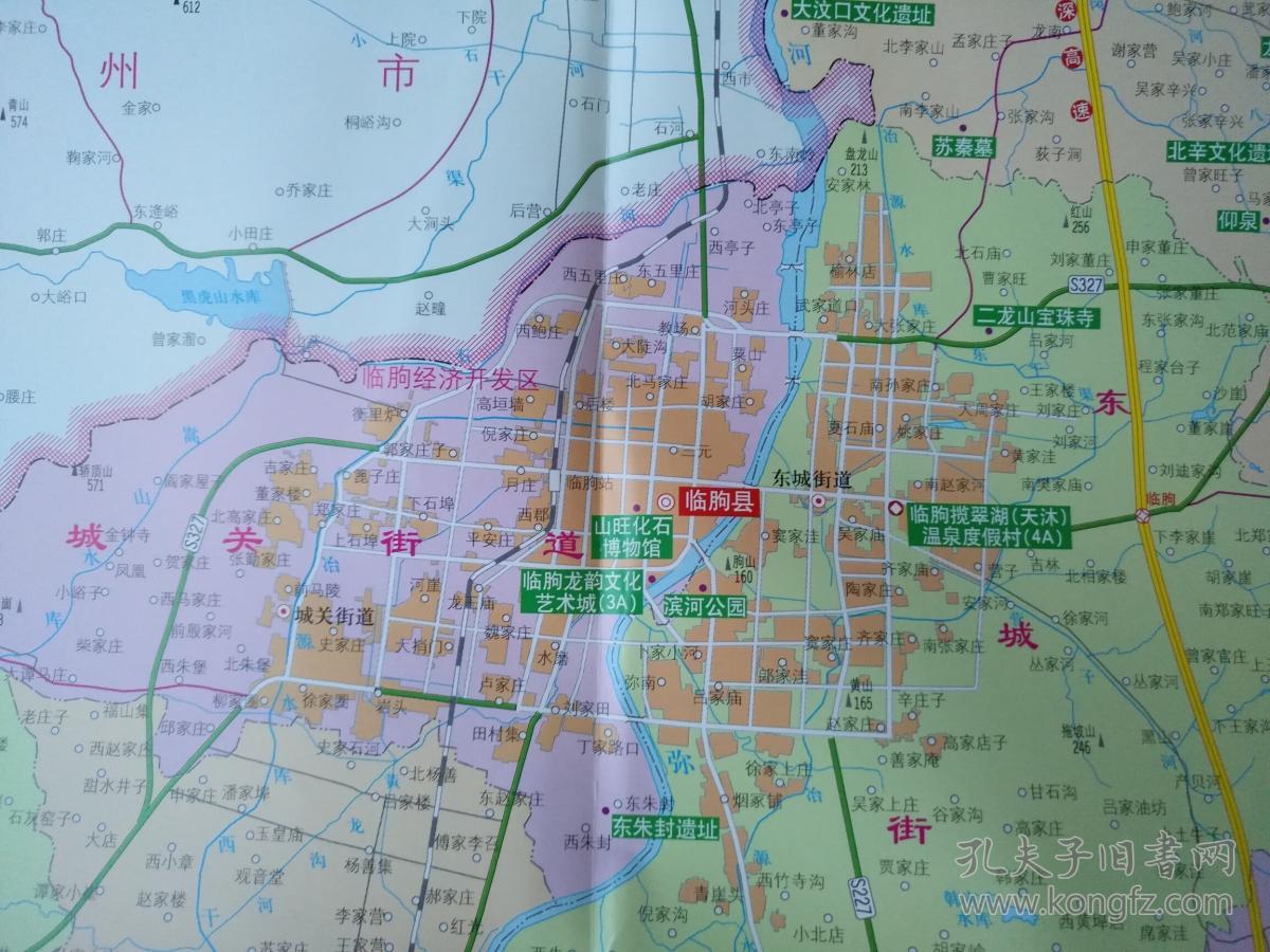 临朐县交通旅游图 2018年3月 临朐地图 临朐县地图 潍坊地图
