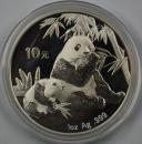 2007年熊猫1盎司银币一枚