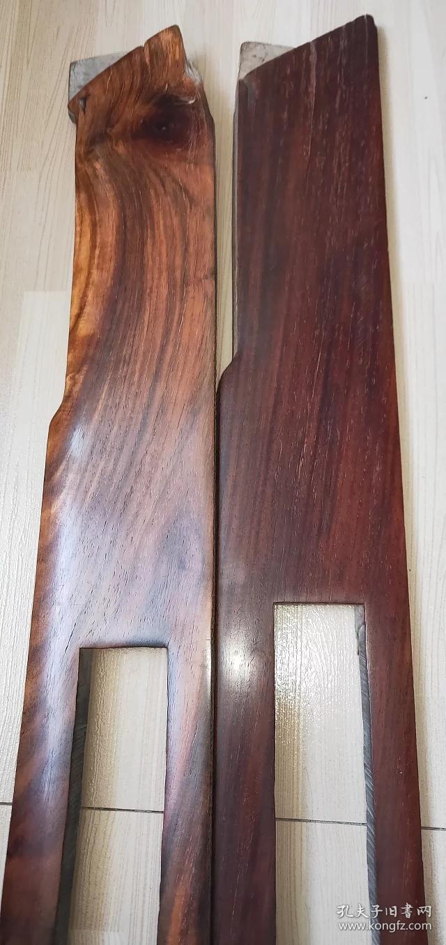 清代老海南黄花梨老家具散件,尺寸80x8x2cm,重2.6斤