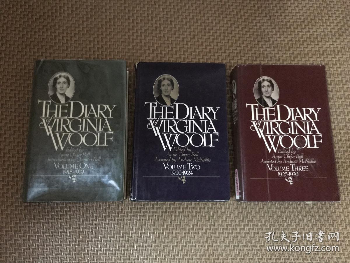 伍尔芙日记全集卷一二三董桥说流露的才情比她的作品还要深刻布面精装
