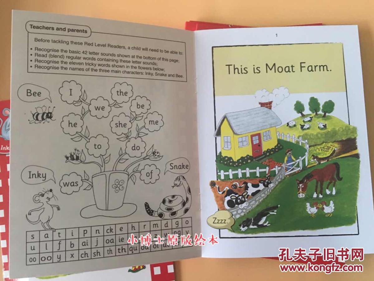 【图】自然拼读分级阅读英文原版绘本Level 1