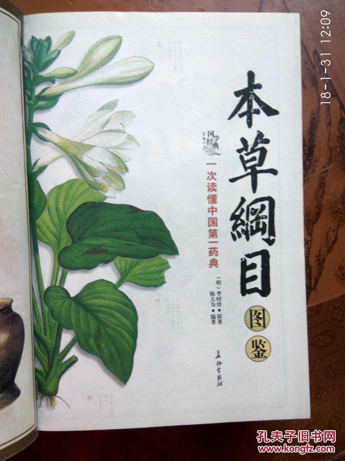 图学经典:本草纲目图鉴(白话全译彩图本)