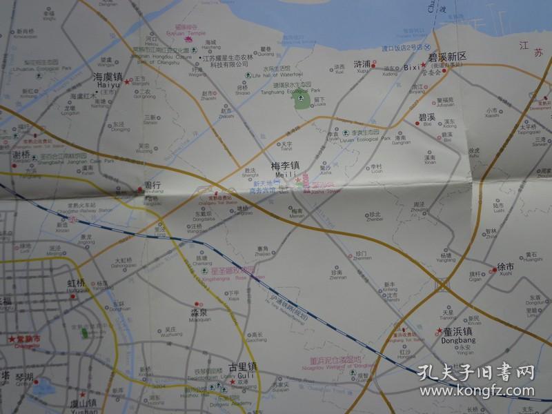 常熟旅游地图 2017年 2开 常熟市旅游景区图 常熟古城区旅游图 常熟市