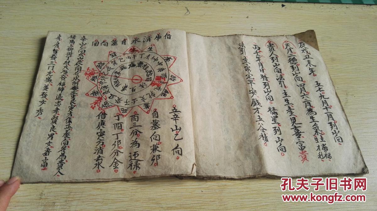 民国 手写 大本 《史氏门中坟谱壶本》 一册!