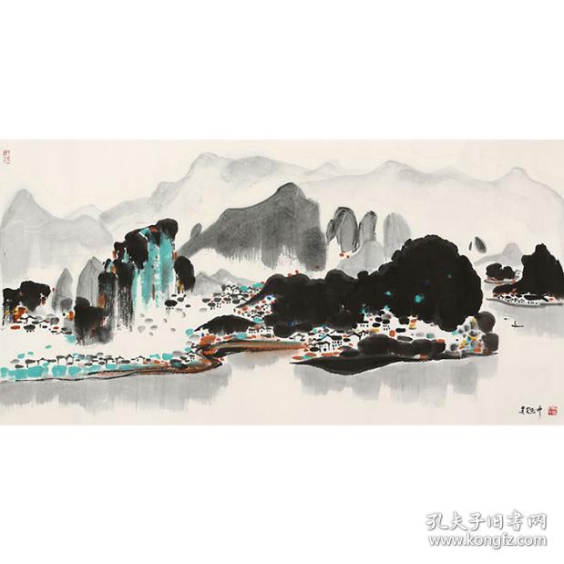 吴冠中写意山水 江南水乡