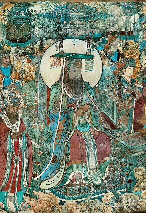 《朝元图》(可以缩印,可以原大印制某一部分,提供定制服务)