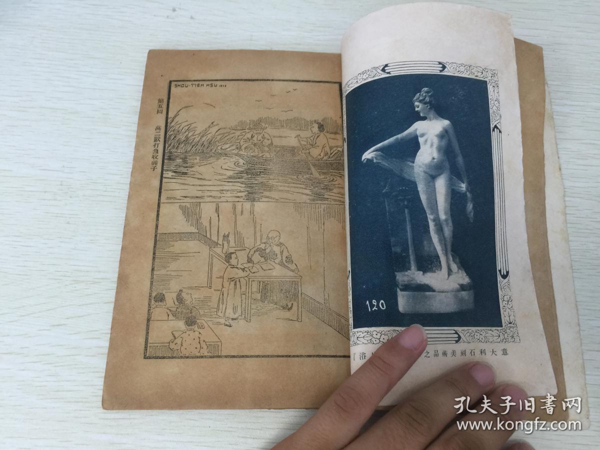 图 影戏家余瑛女士照片,意大利石刻美术作品之