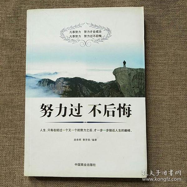努力过,不后悔
