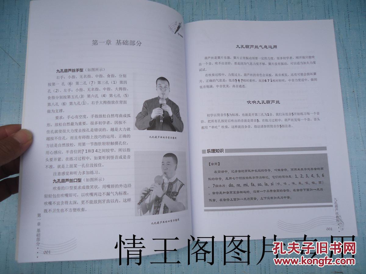 九孔葫芦丝美丽的姑娘动态曲谱(4)