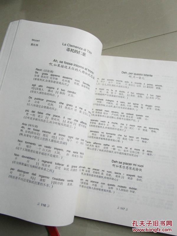 著名西洋歌剧咏叹调250首字对字译词(高等院校