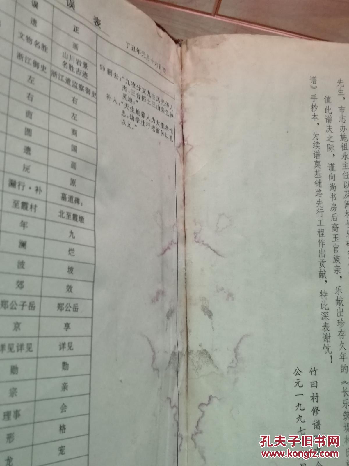 九牧竹田林氏族谱福建长乐大16开精装本品见图