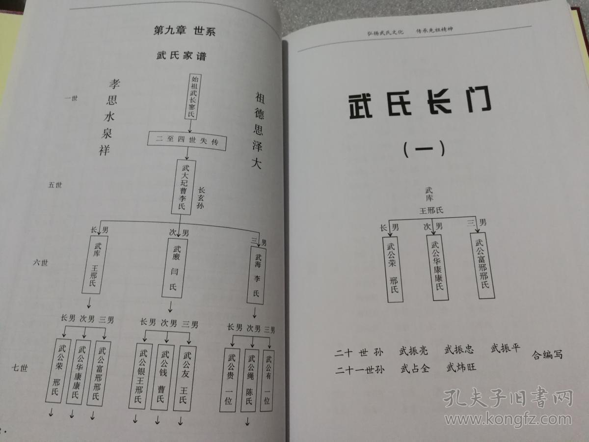 山西·太原 古交市武氏家谱 大16开259页 2015年