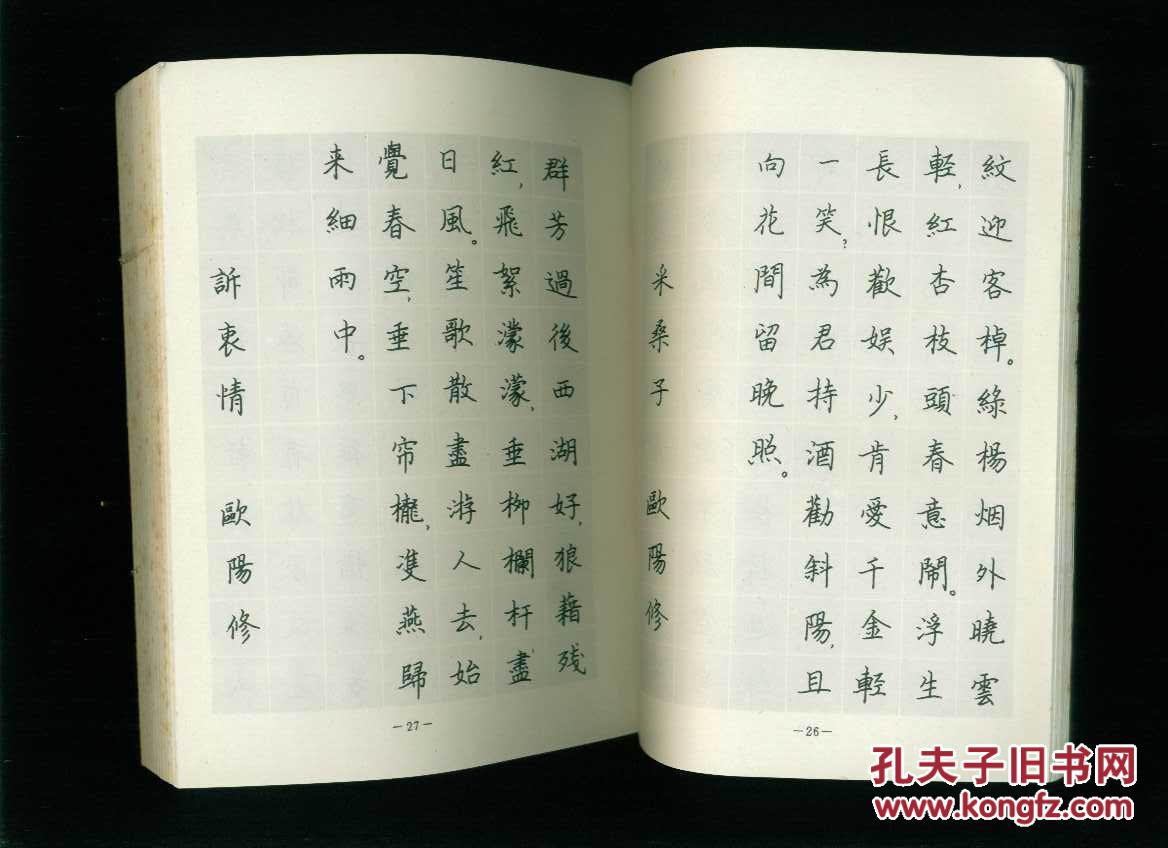 宋词钢笔字帖