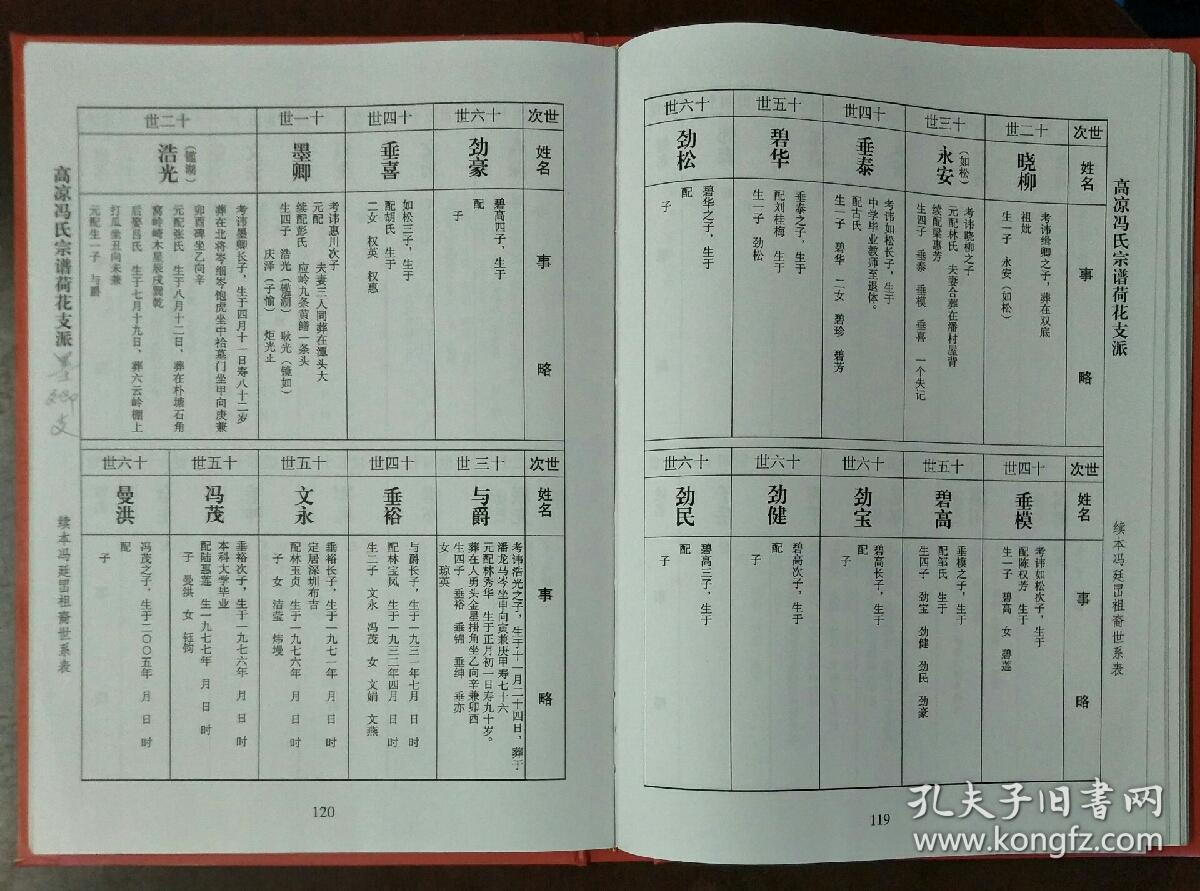 高凉冯氏宗谱:荷花支派续本