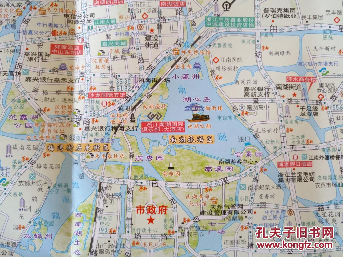 嘉兴市交通旅游图 嘉兴地图 嘉兴市地图 嘉兴交通图