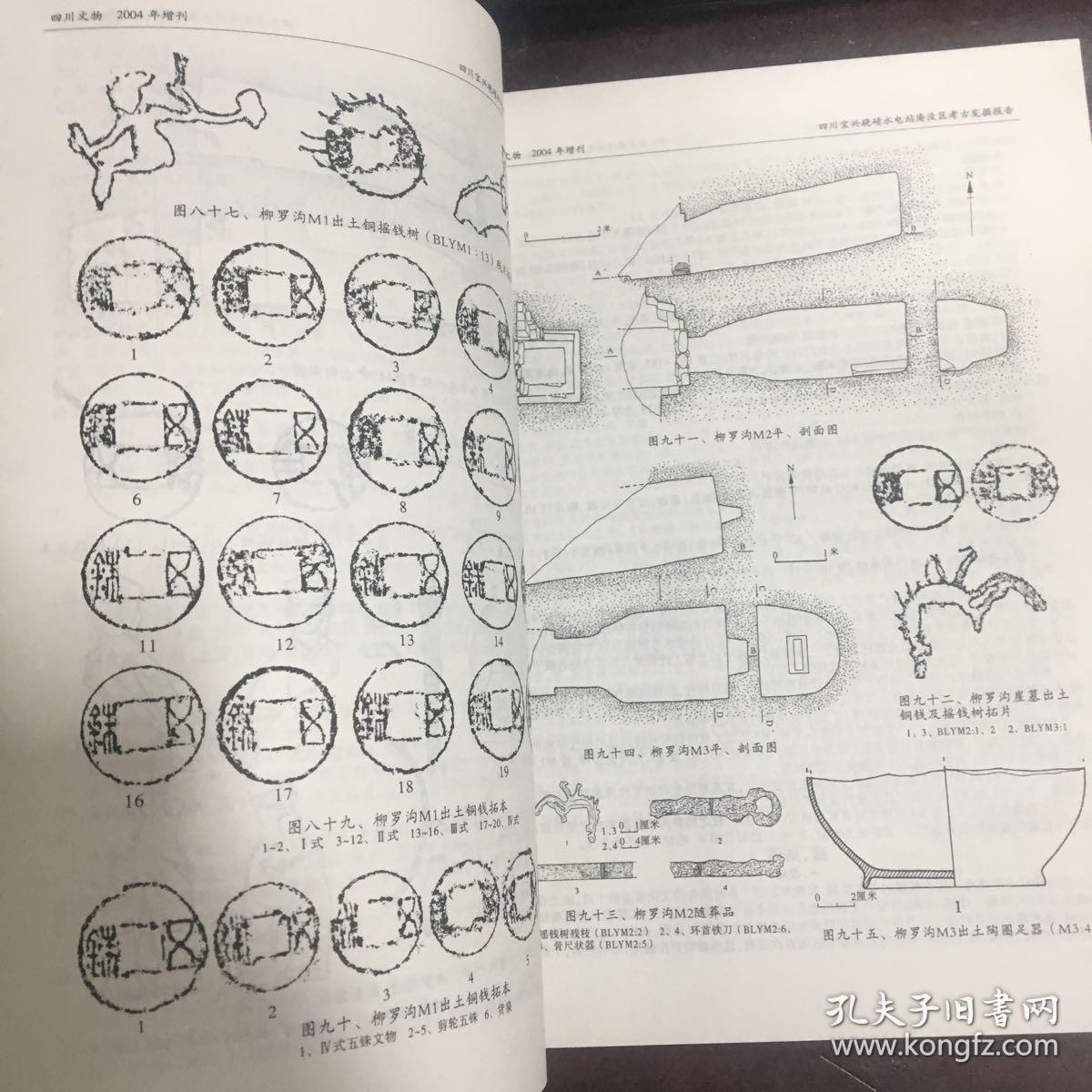 四川文物2004增刊16开内容为四川宝兴硗碛水电站淹没区考古发掘报告