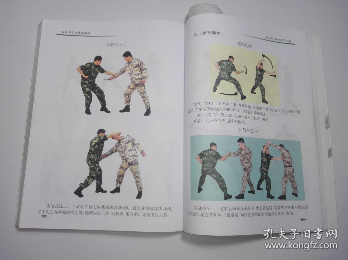 军体拳实战技能图解
