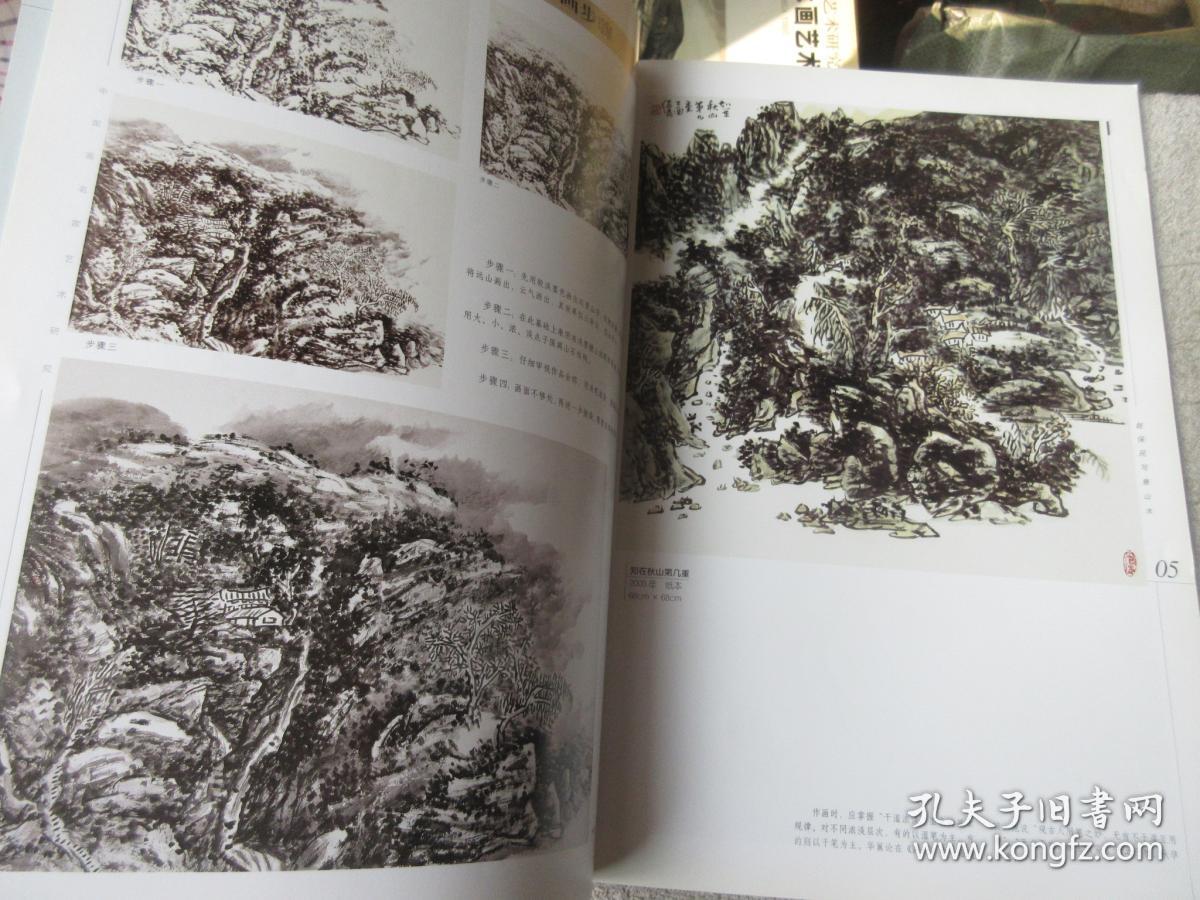 赵保民写意山水中国画名家艺术研究