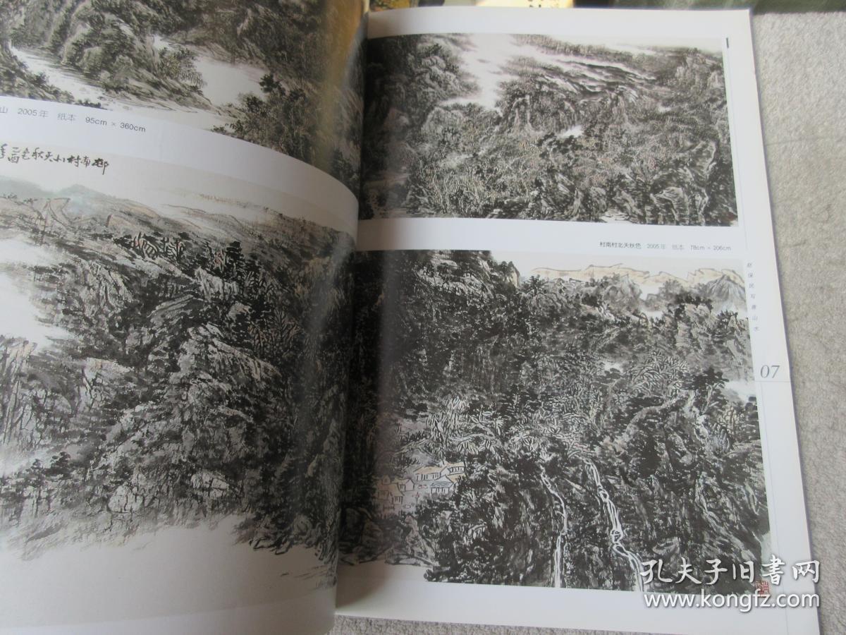 赵保民写意山水中国画名家艺术研究