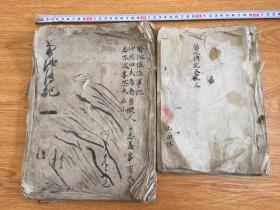 清代日本手抄本《菊池传记(菊池佐佐传记)》三卷两册,从肥后国来历、菊池氏祖先到南北朝时期菊池氏的活动.大友义镇、到丰臣秀吉九州征伐为止.关于菊池氏的历史进行记载,据宝永7年(1710年)刻本抄写,书法漂亮