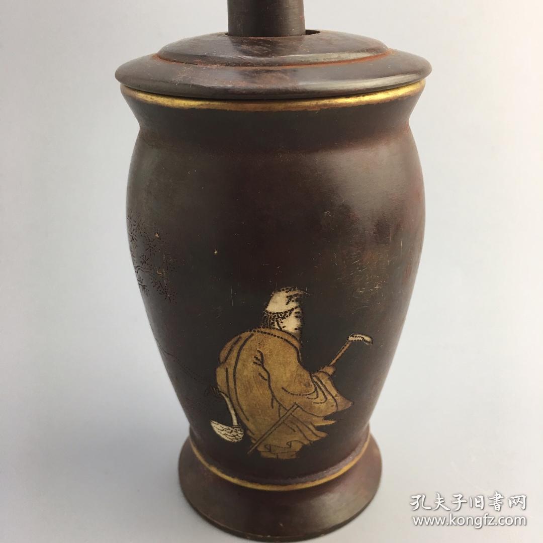 李时珍采药图捣药罐