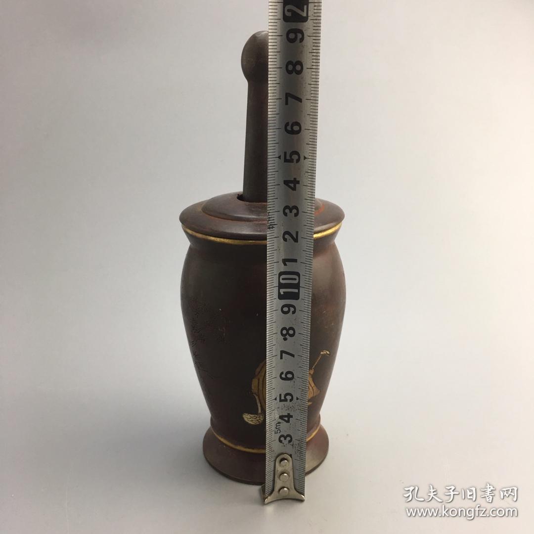 李时珍采药图捣药罐