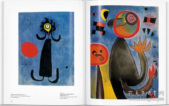 miro 米罗绘画作品精选 超现实主义绘画大师