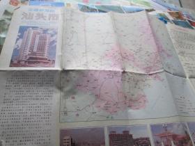 汕头地图：汕头市交通游览图1988