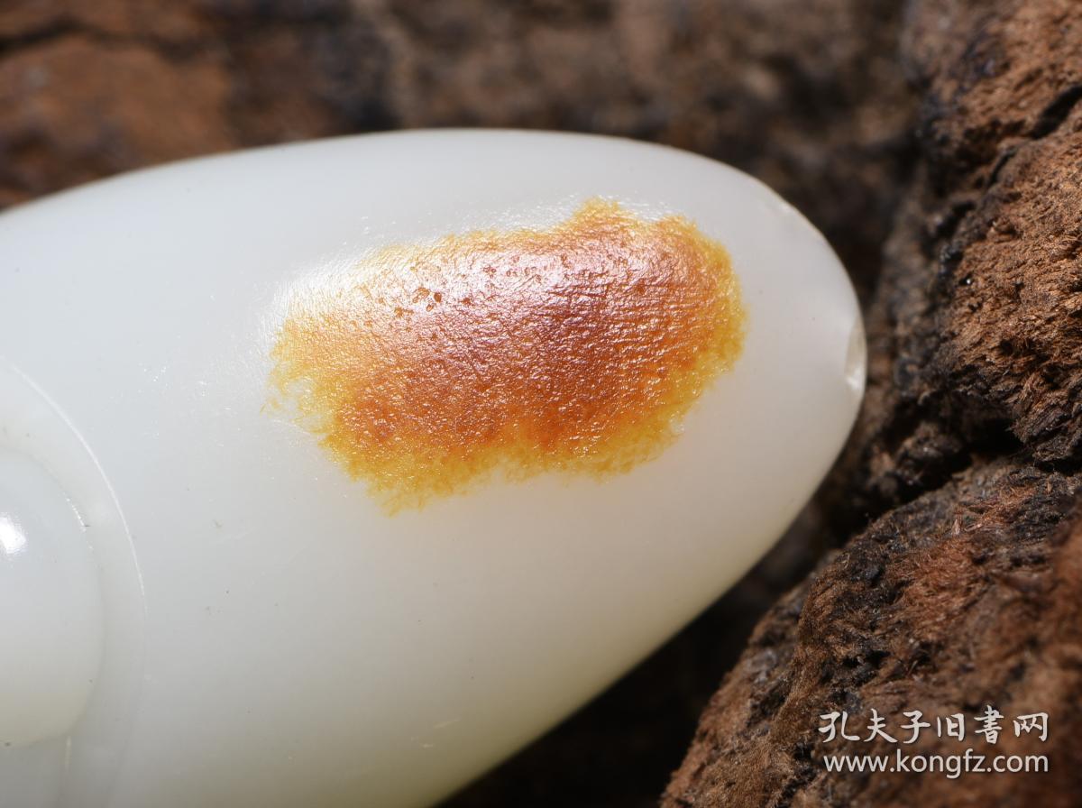 1756 和田玉 白玉 籽料 天地皮 枣红皮 聚红皮 鸿运当头 佛引福来