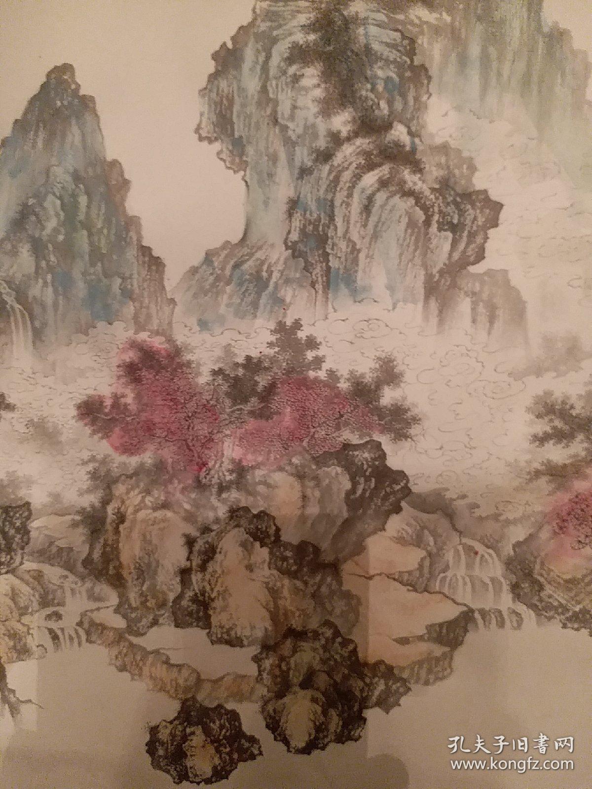 手绘精仿名画系列(十四) 精仿手绘宋代著名画家王诜(shen 一声)《烟江