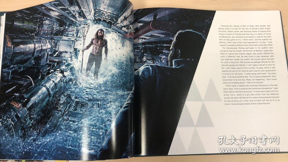 海王 电影设定集dc电影 英文原版 the art and making of aquaman
