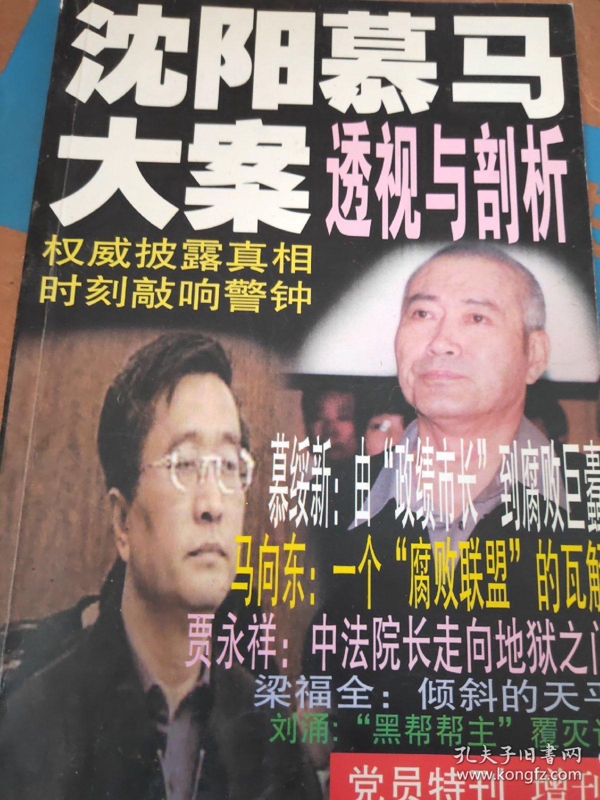 沈阳慕马大案透视与剖析