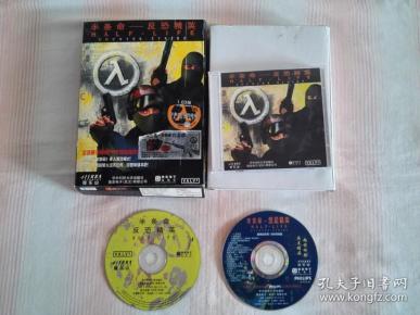 (pc游戏光盘)半条命 反恐精英首发小盒版