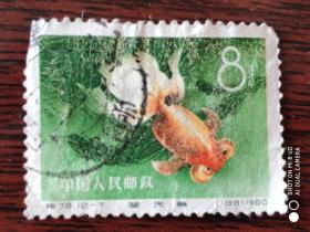 特38 金鱼 12－7 信销邮票