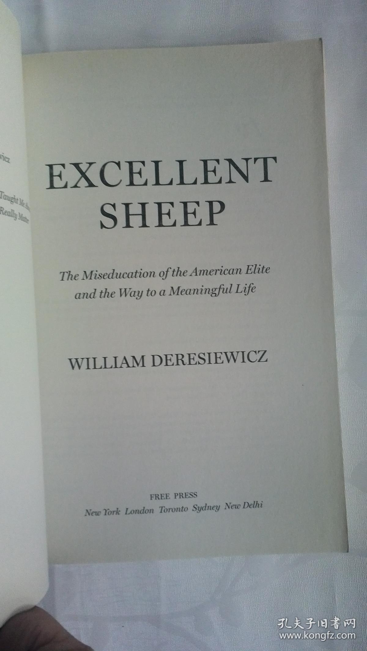 fullest and brightest,livethefullest excellent sheep: the miseducation of the american elite and the