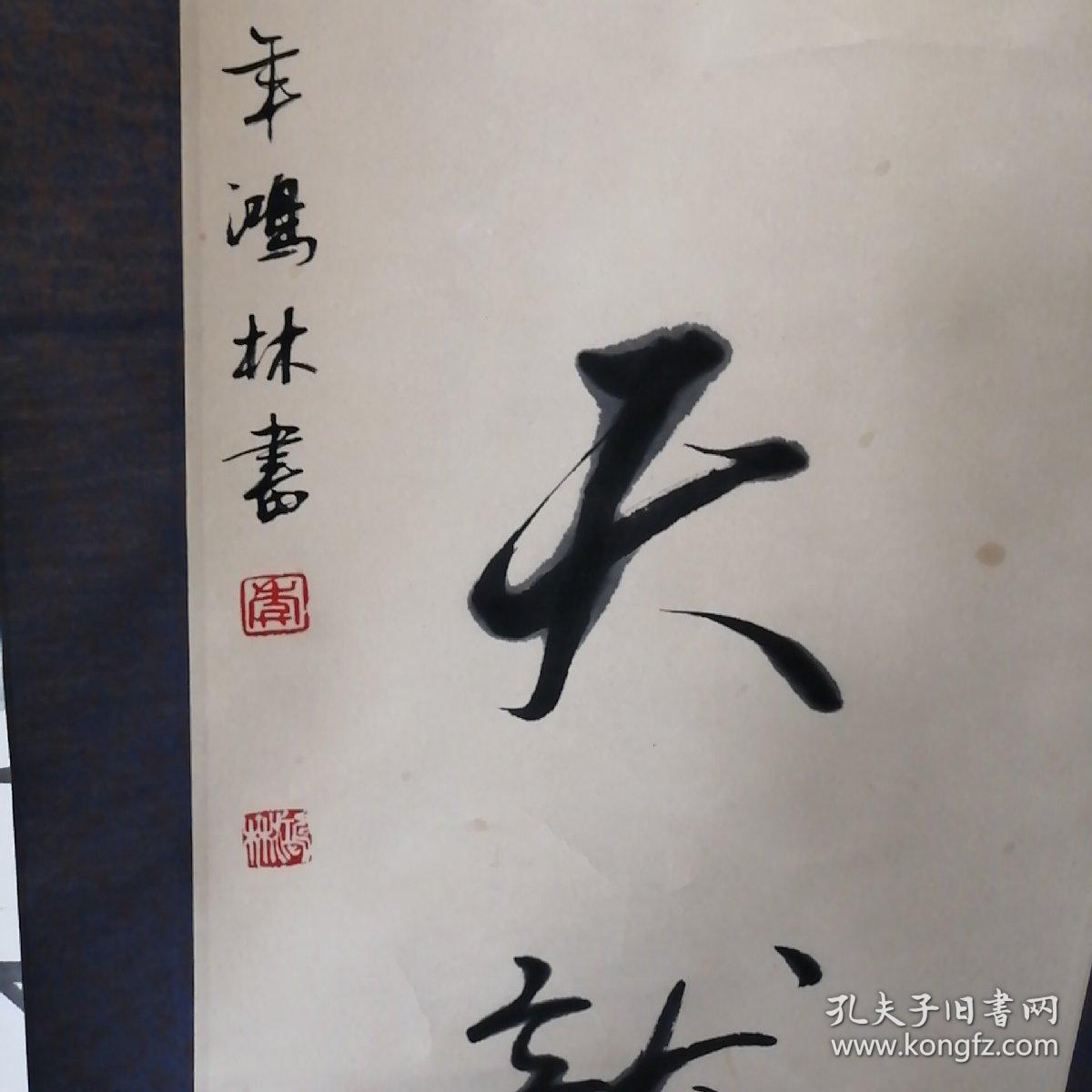 书法沈阳著名书法家沈阳书协理事年鸿林先生书法立轴逸马天龙