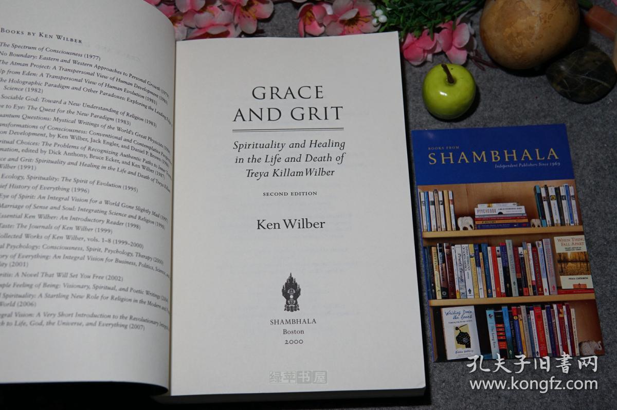 英文原版graceandgrit超越死亡恩宠与勇气2000年版品好spirituality
