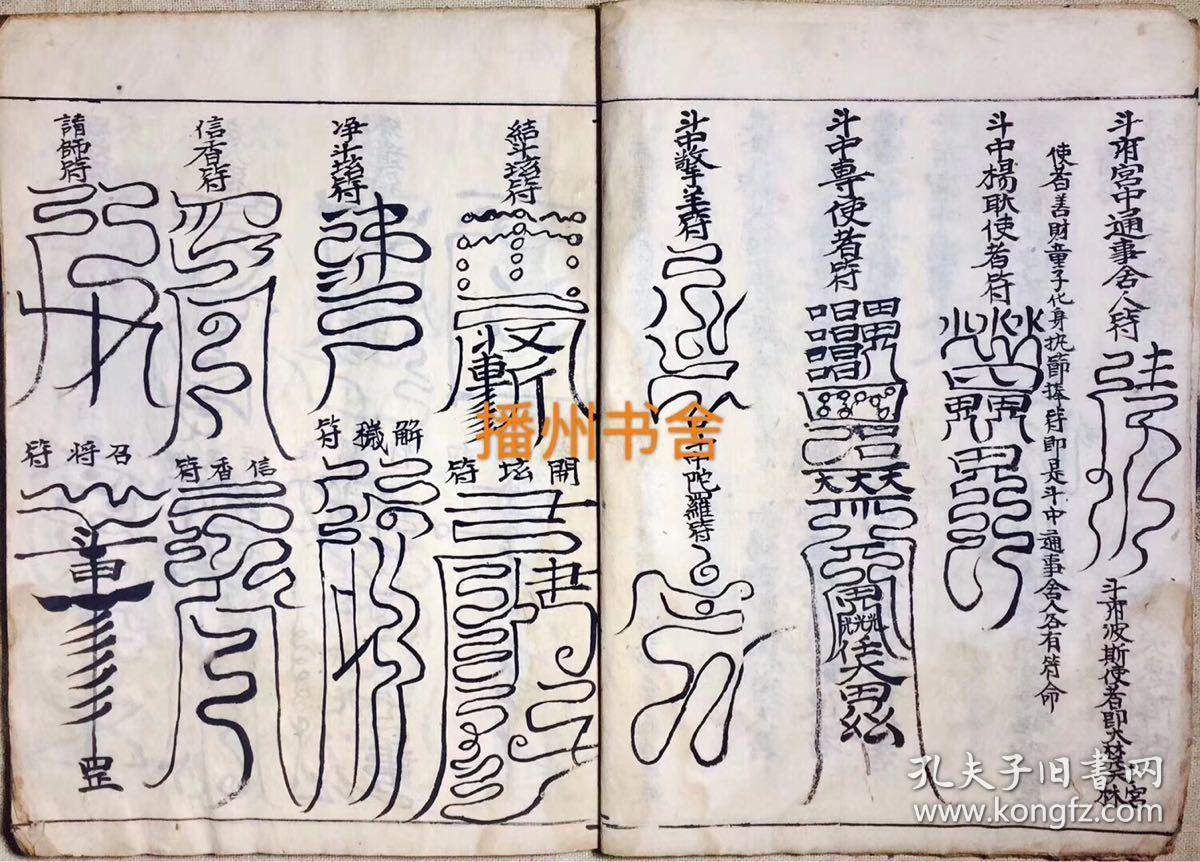 谢乾元沐手录【先天斗姥紫光丹天雷法】:尺寸24-18,内容计72面.