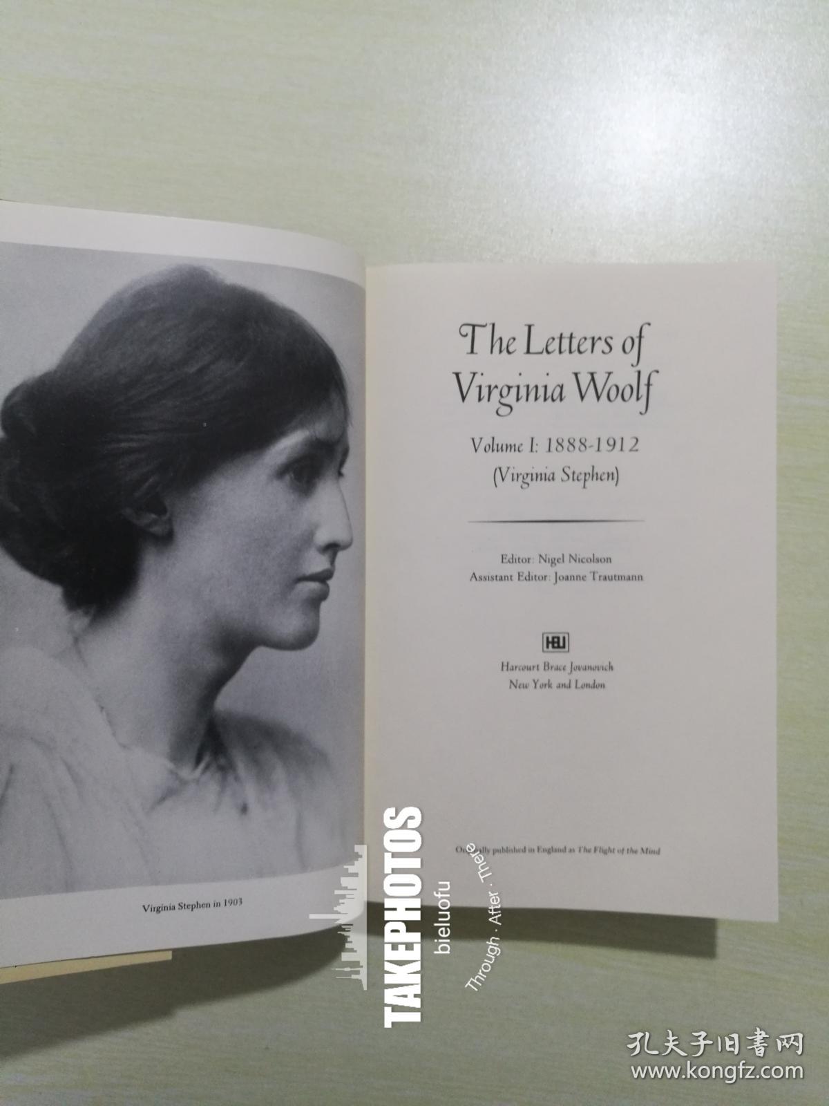 virginia woolf的作品,francis bacon作品 the letters of virginia woolf 《伍尔夫书信全集》1975 年 硬精装版