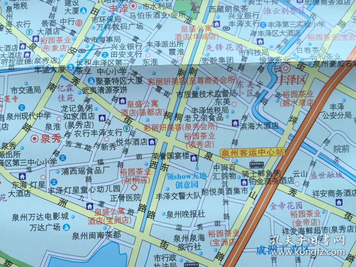 泉州市丰泽区旅游交通图丰泽区地图丰泽地图泉州丰泽区地图