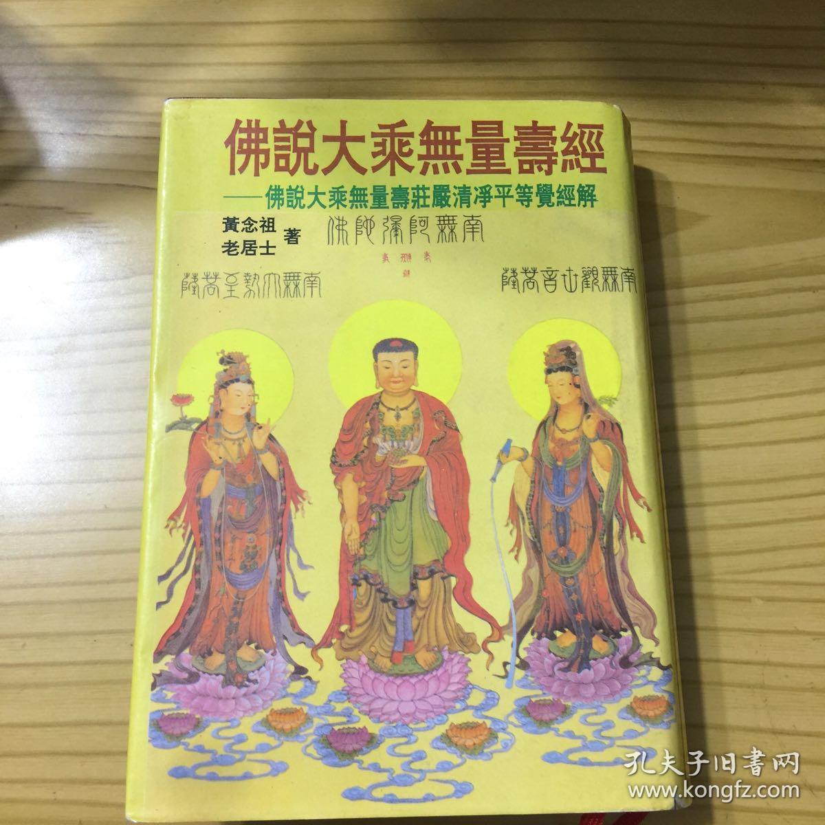佛说大乘无量寿经—佛说大乘无量寿庄严清净平等觉经解 精装 竖版影印