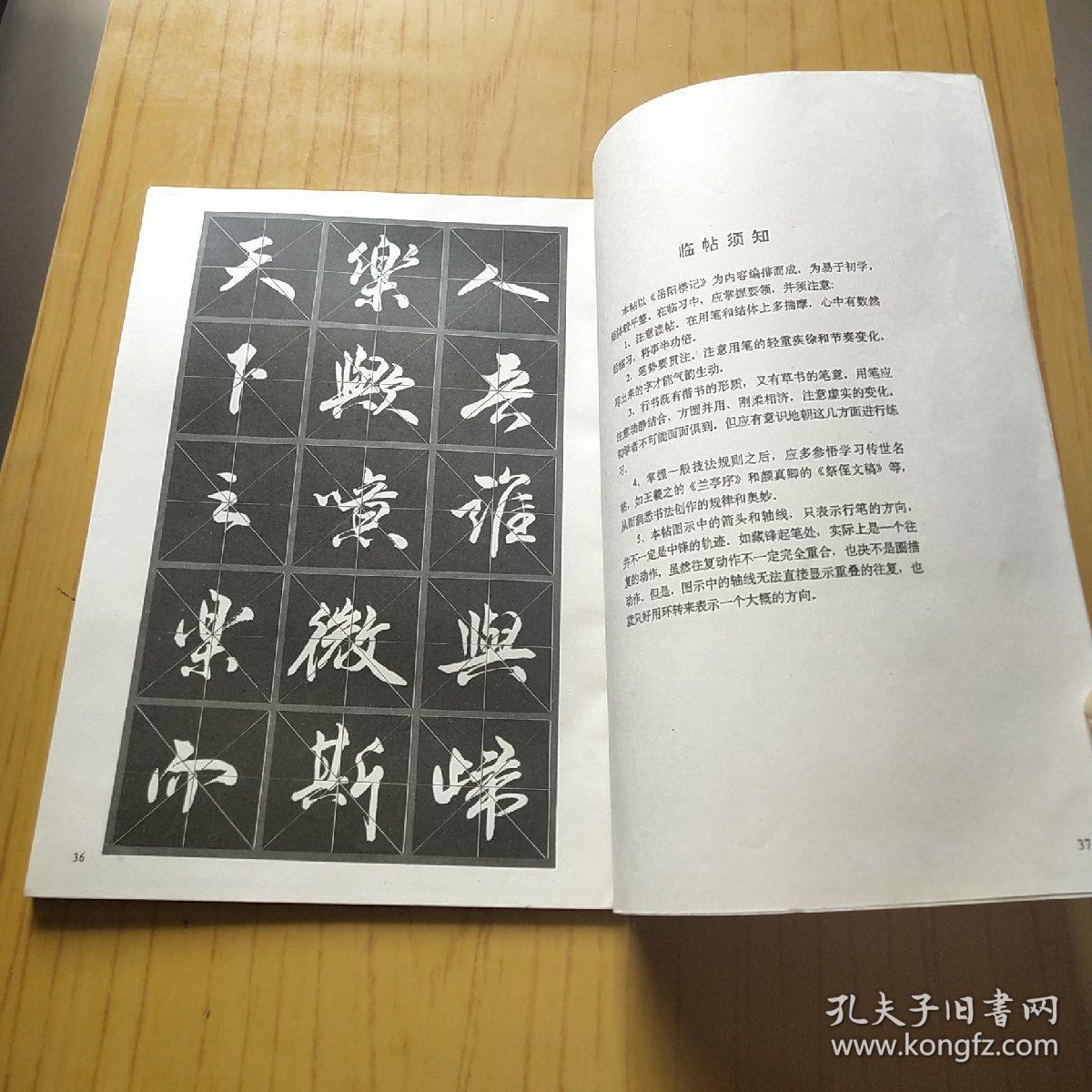 书法技法.行书字帖-岳阳楼记