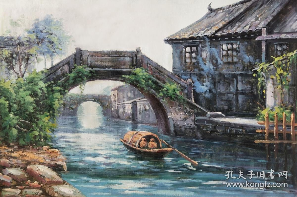 【憬悟文化】职业画家高立业老师精品风景油画作品1,憬悟文化作品均