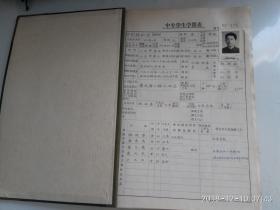 中专学生学籍表47张(带照片)