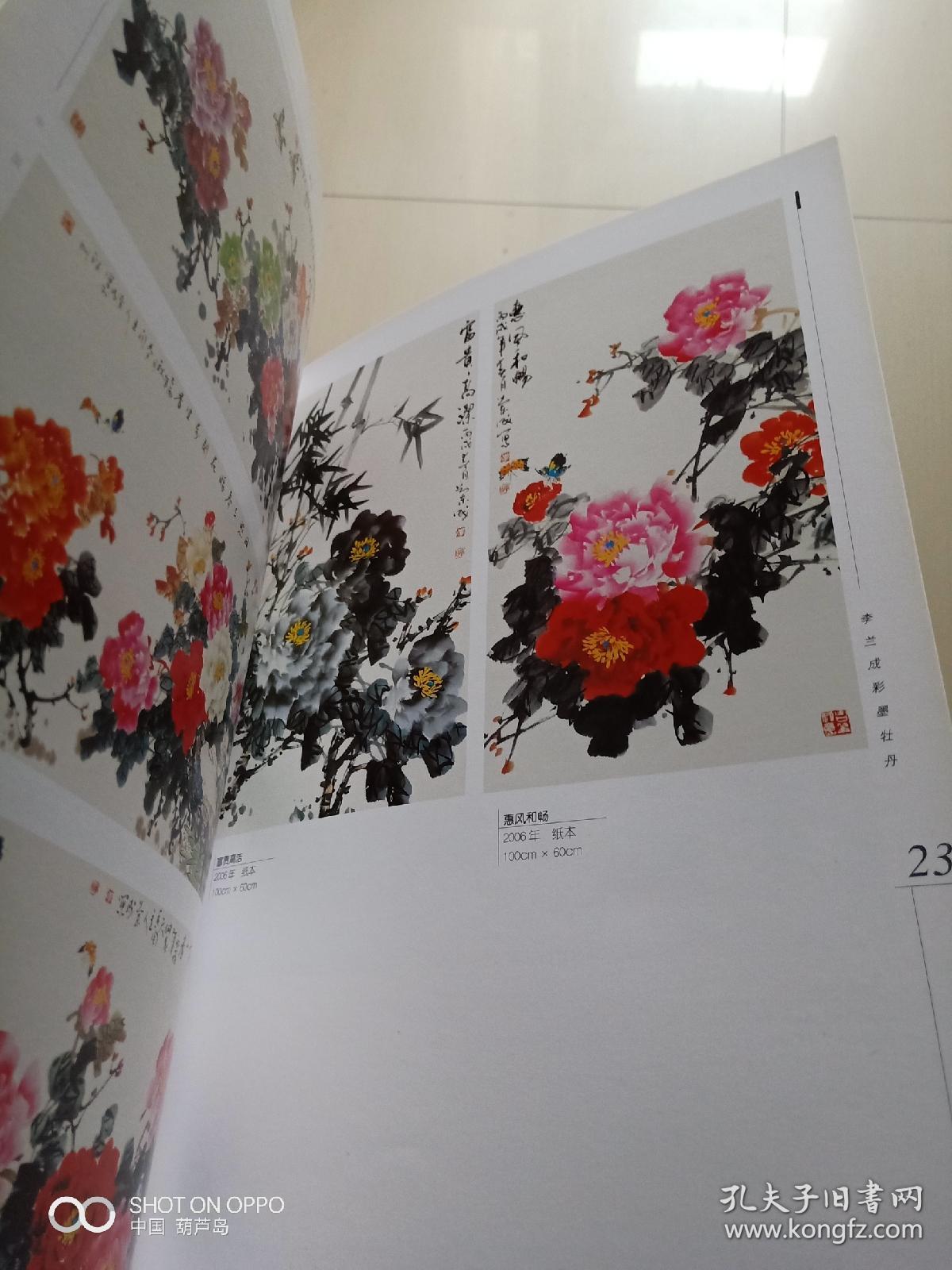 《中国画名家艺术研究:李兰成彩墨牡丹》(李兰成 绘,贾德江 主编,北京