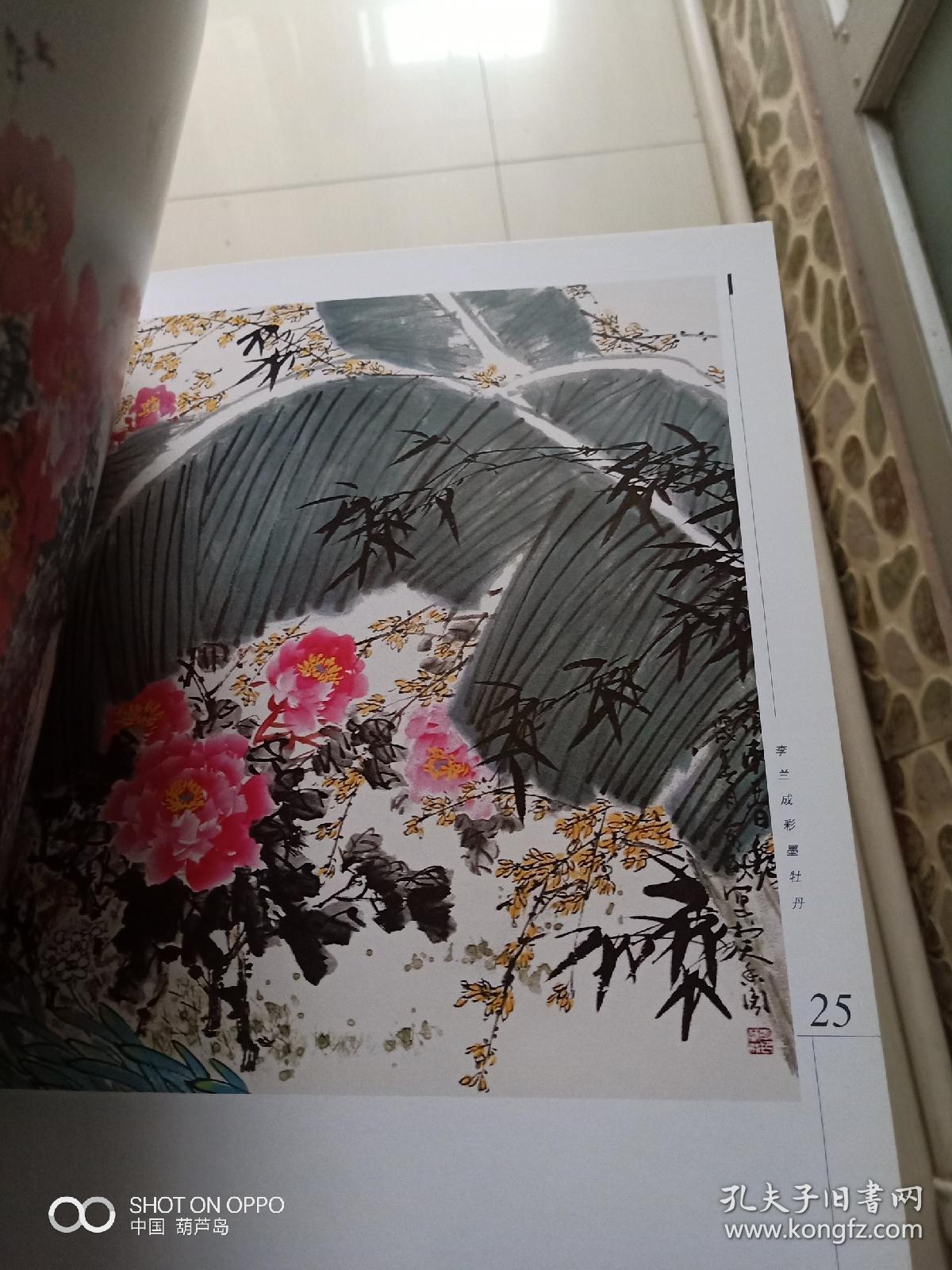 《中国画名家艺术研究:李兰成彩墨牡丹》(李兰成 绘,贾德江 主编,北京