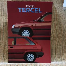 1983年 丰田 TOYOTA 汽车 TERCEL 轿车 目录 样本 画册 宣传册