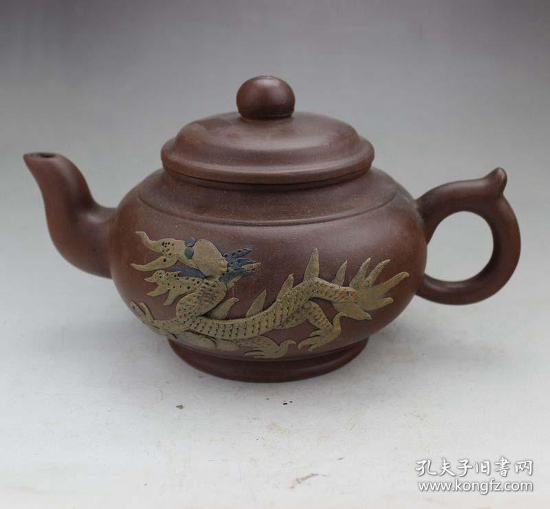 名家供春壶正品宜兴紫砂壶全手工茶具大号龙凤壶