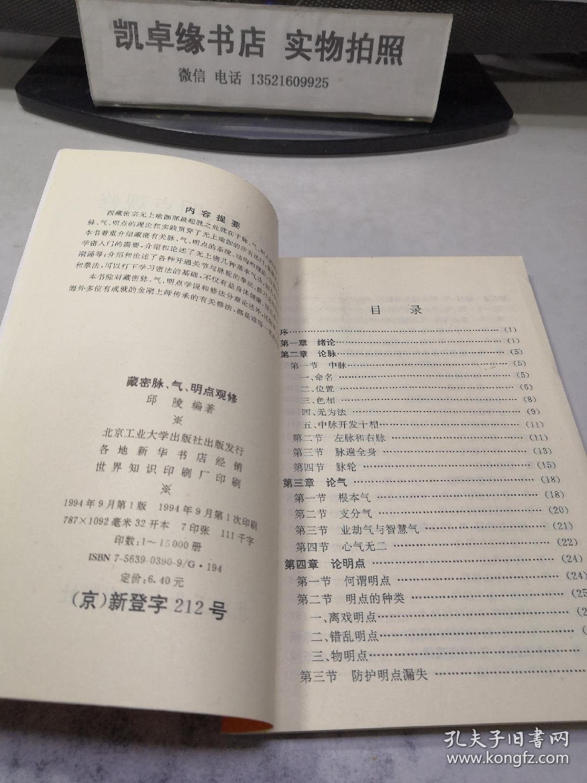 藏密脉,气,明点观修