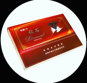 三D烟标-河北中烟公司 钻石 20支装（纸板盒）带衬纸